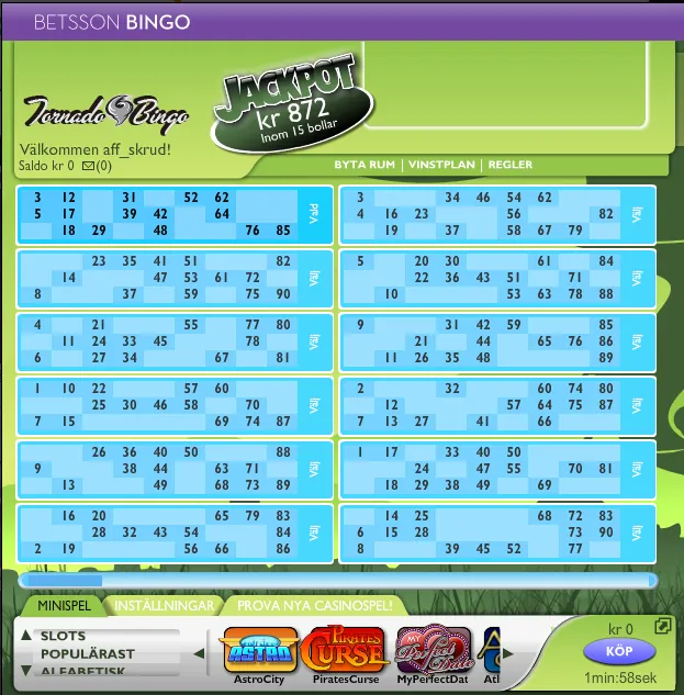 Bingo hos Betsson
