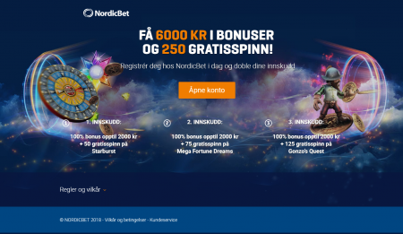 NordicBet bonus