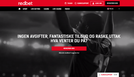 redbet gir bonus og tilbud