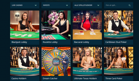 spill live casino hos casinoland