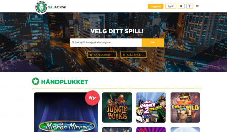 bra spillutvalg hos sirjackpot casino