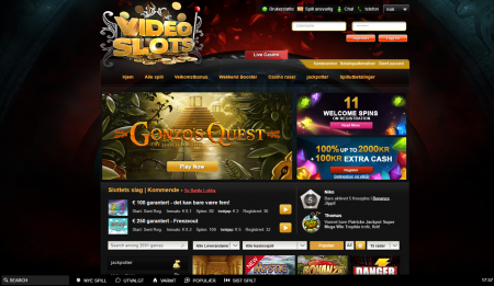 bonus og tilbud hos videoslots casino
