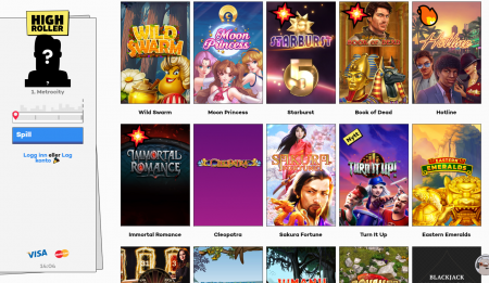 bonuser og gratisspinn hos highroller casino