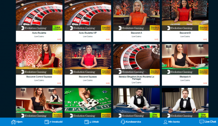 live casino og bonuser hos fun casino