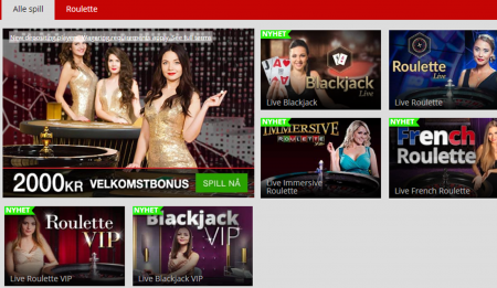 spill hos nettcasinoet magicred casino