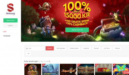 slotsons casino omtale