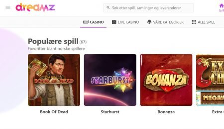 spillutvalg dreamz casino
