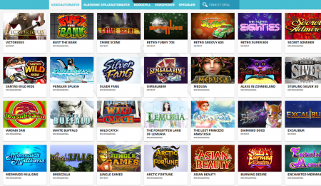 spillutvalg hos luckydino casino